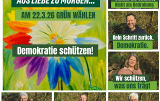 Aus Liebe zu morgen Grüne wählen!