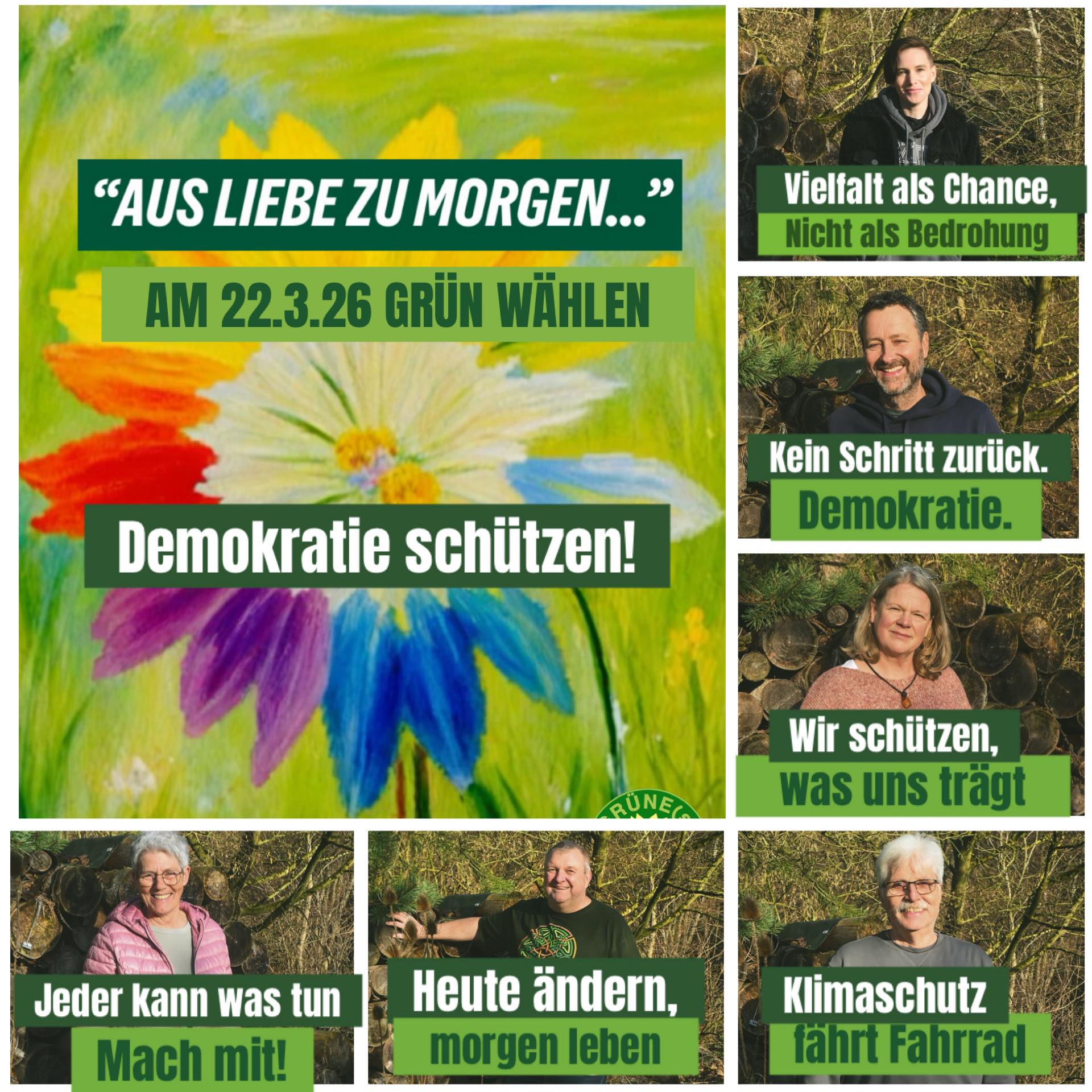 Aus Liebe zu morgen Grüne wählen!